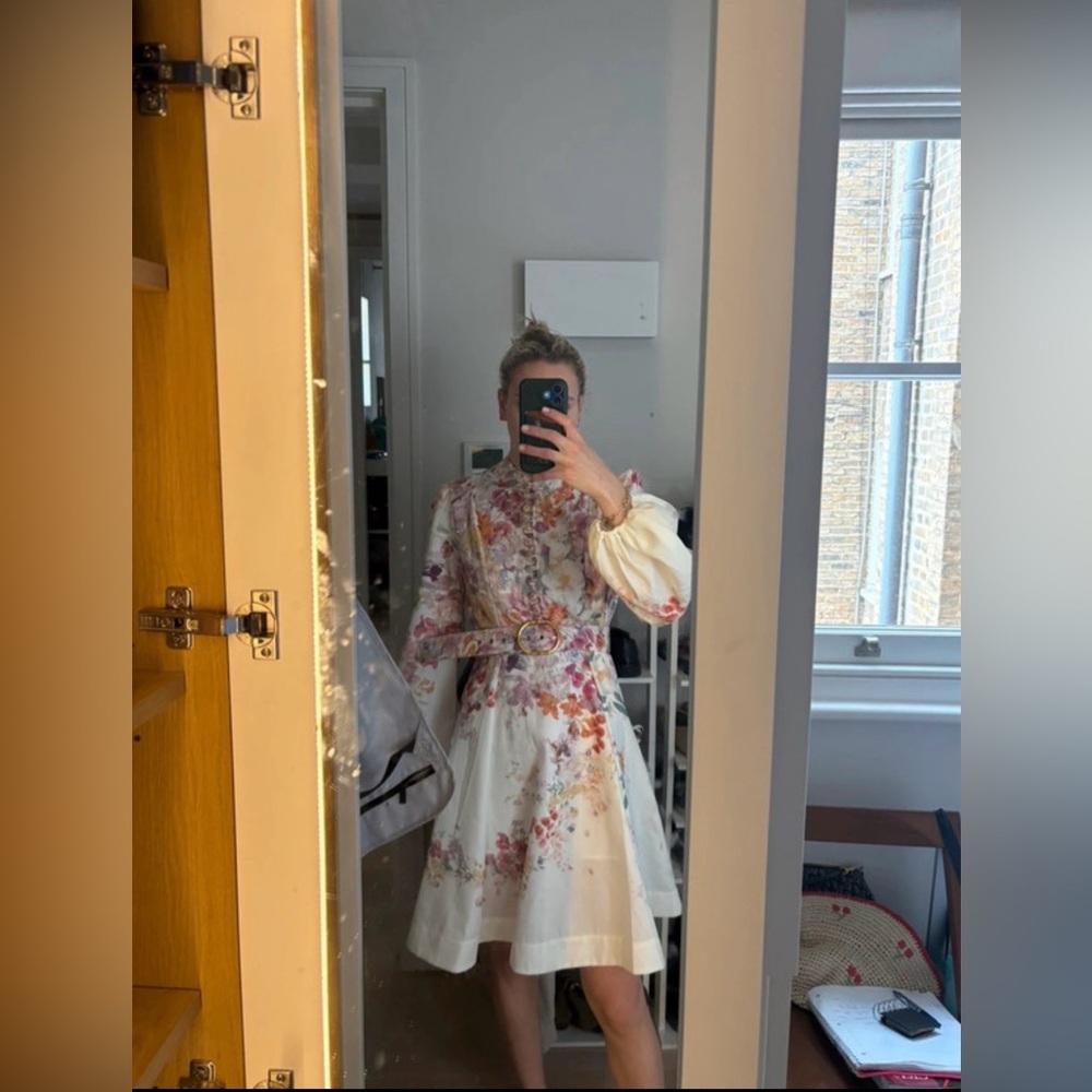 Floral Long-Sleeve Dress